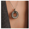 Ti Sento Structure Circle Necklace - M model
