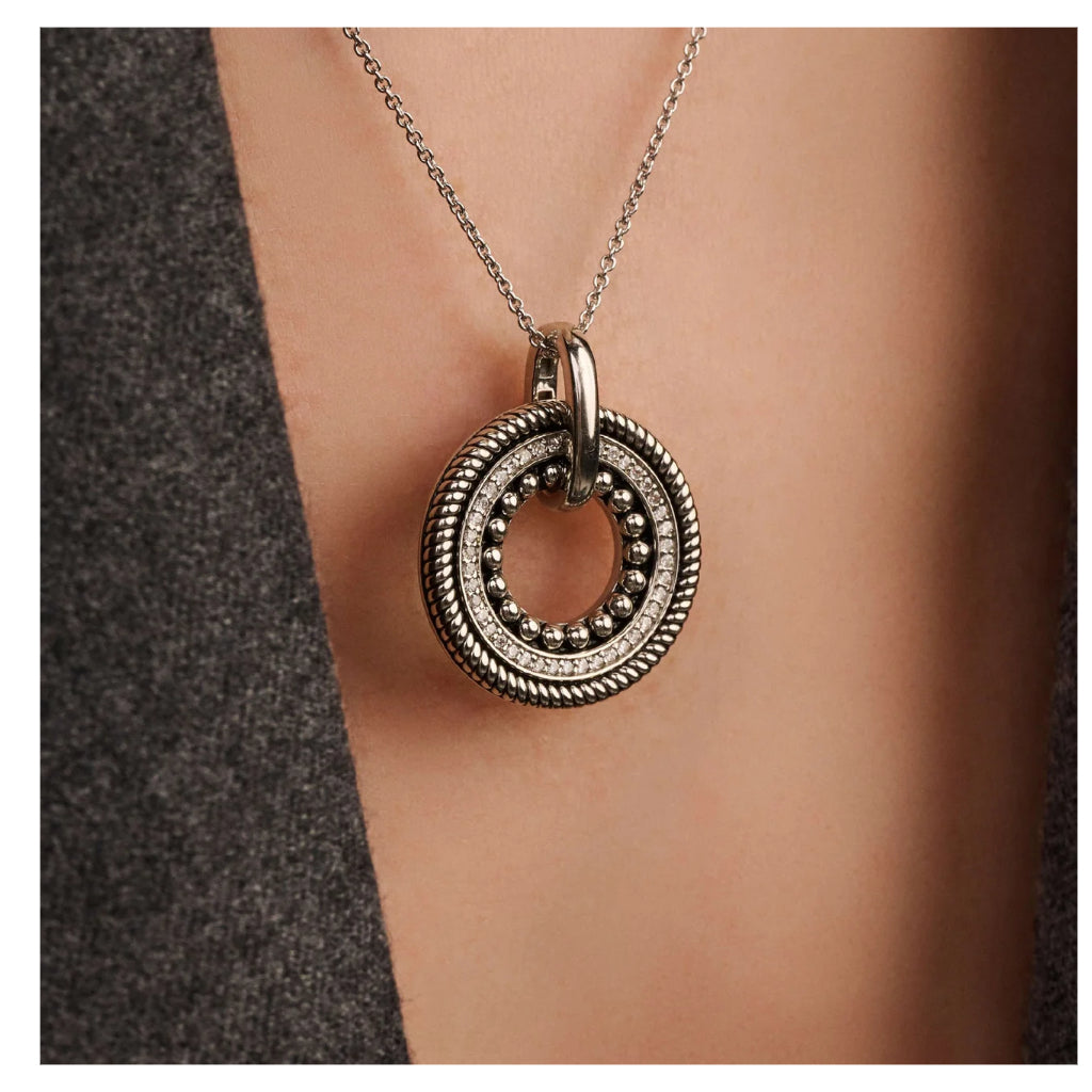 Ti Sento Structure Circle Necklace - M model