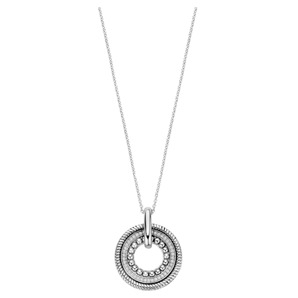 Ti Sento Structure Circle Necklace - M model