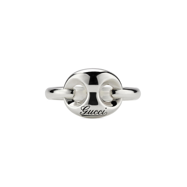 Gucci Marina Chain Ring, Sterling Silver