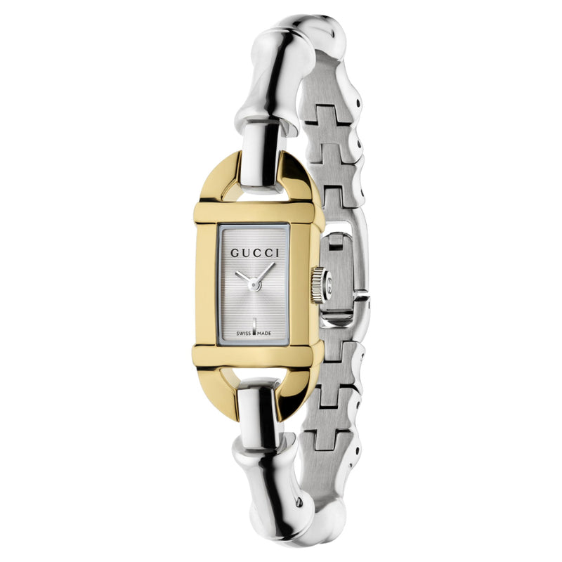 Gucci Bamboo Two Tone 22x17mm Watch YA170506