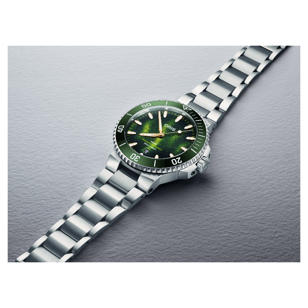 Oris Aquis Date Kelp Forest Limited Edition 41.5mm Watch