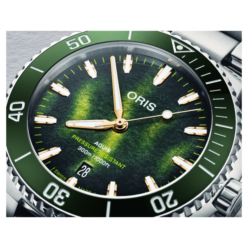 Oris Aquis Date Kelp Forest Limited Edition 41.5mm Watch