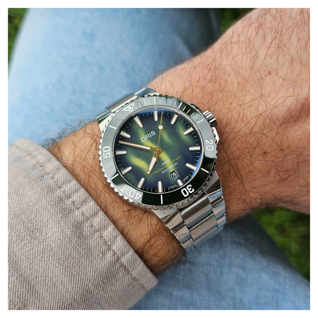 Oris Aquis Date Kelp Forest Limited Edition 41.5mm Watch