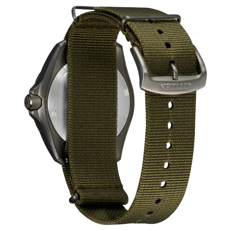 Citizen Promaster Land GMT, 39mm Green Dial Watch BJ7155-05X