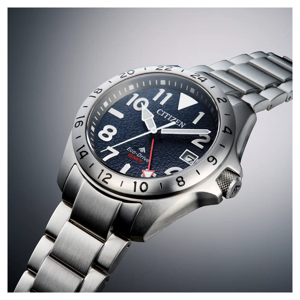 Citizen Promaster Land GMT, 39mm Black Dial Watch BJ7150-50E