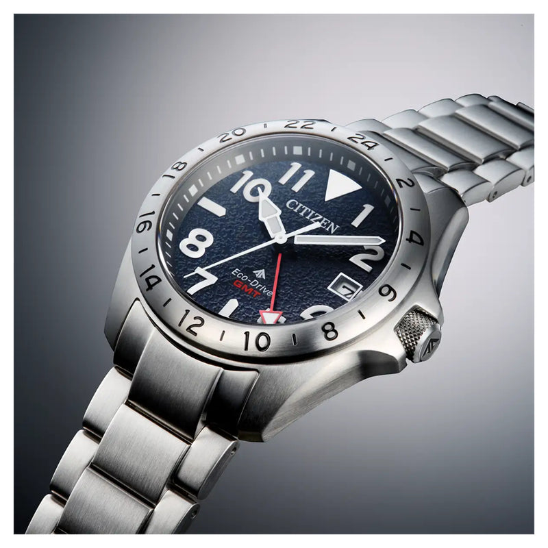Citizen Promaster Land GMT, 39mm Black Dial Watch BJ7150-50E