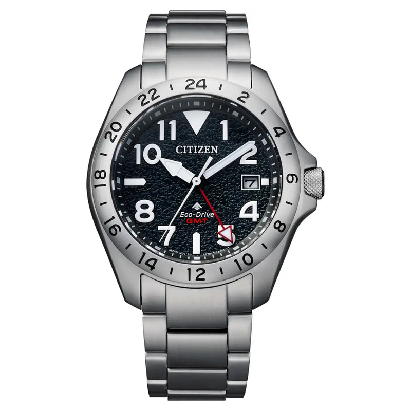 Citizen Promaster Land GMT, 39mm Black Dial Watch BJ7150-50E
