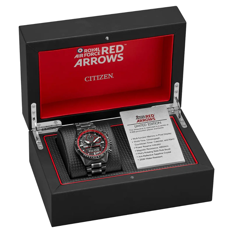 Citizen Eco-Drive Red Arrows Limited Edition Promaster Skyhawk 43mm Watch JV2007-52E