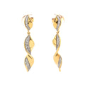 Drop Diamond Set 18ct Earrings