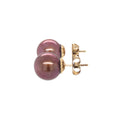 Brown Cultured Pearl 9ct Earrings