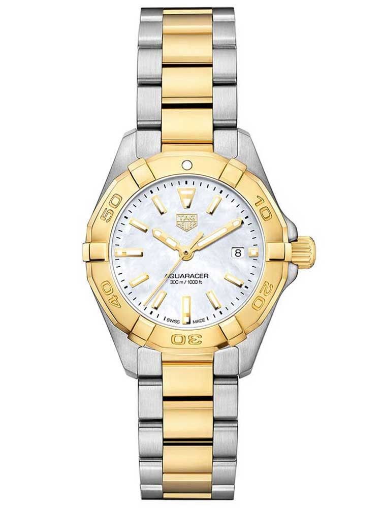 Tag Heuer Aquaracer Ladies Steel & Yellow 27mm