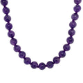 Amethyst Beads with Magnetic Clasp