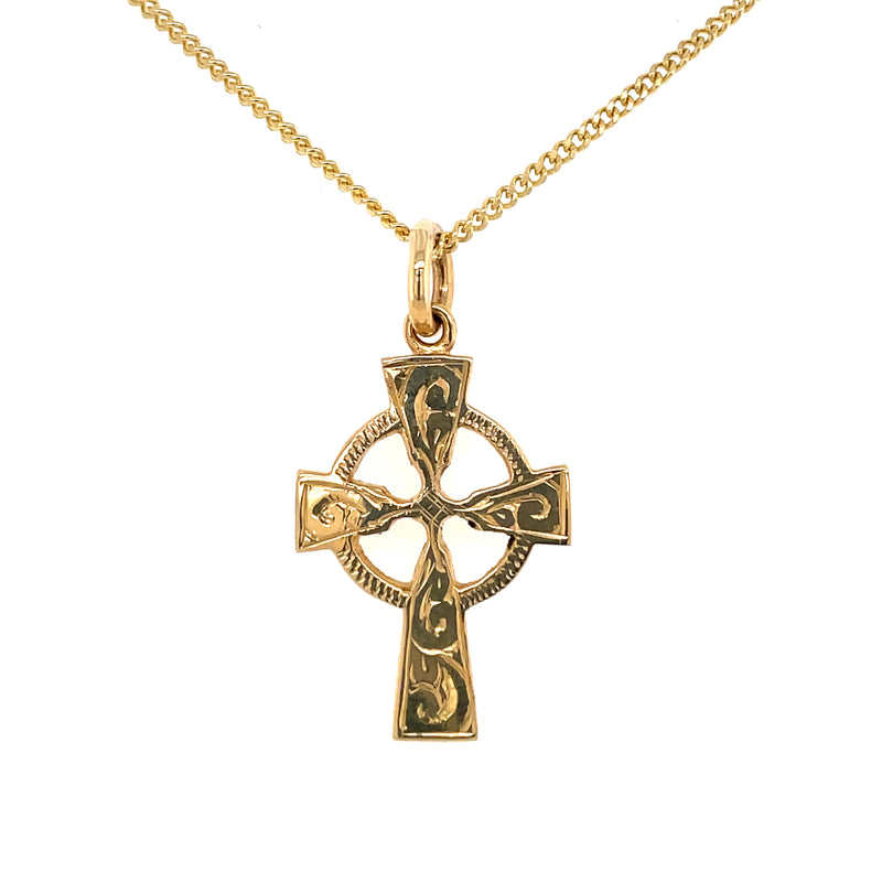 Celtic 9ct Cross Pendant