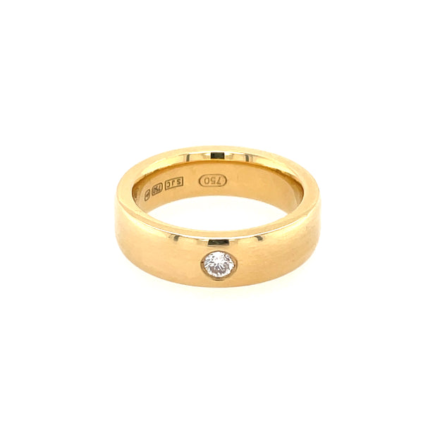 Diamond Set 18ct Wedding Ring