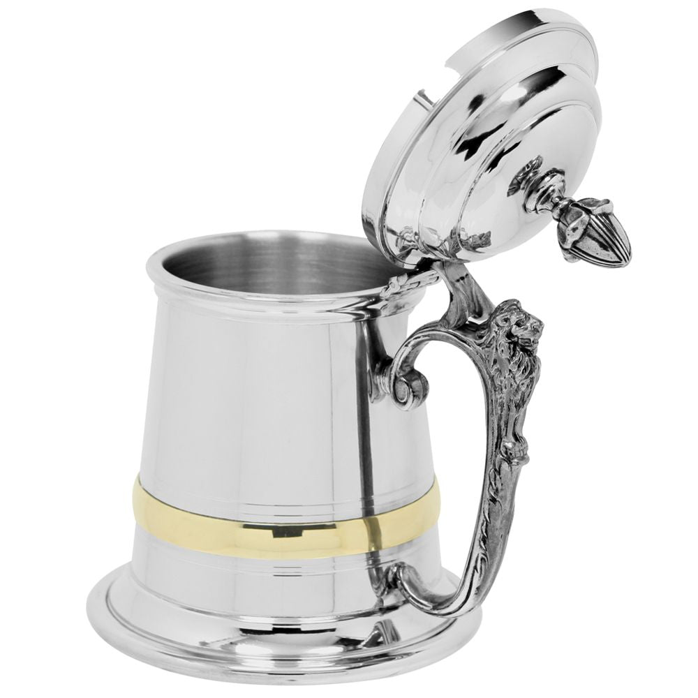 1 Pint Pewter Tankard