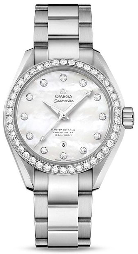 Omega Seamaster Aqua Terra Diamond Bezel 34mm
