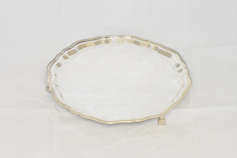 Gadroon 12' Solid Silver Salver