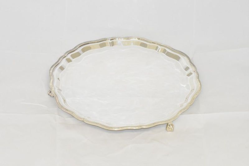 Gadroon 12' Solid Silver Salver