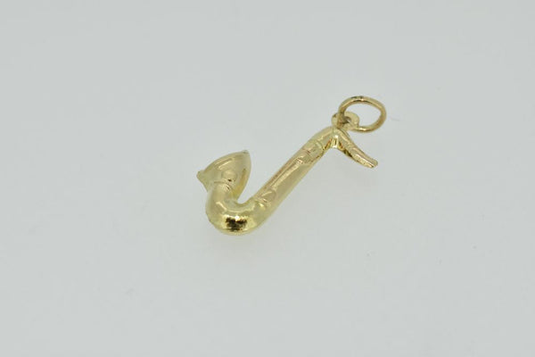 Small Saxaphone 9ct Charm