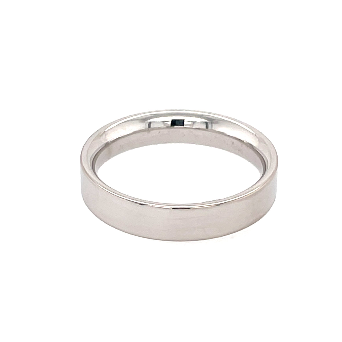 18ct 4mm Flat Band