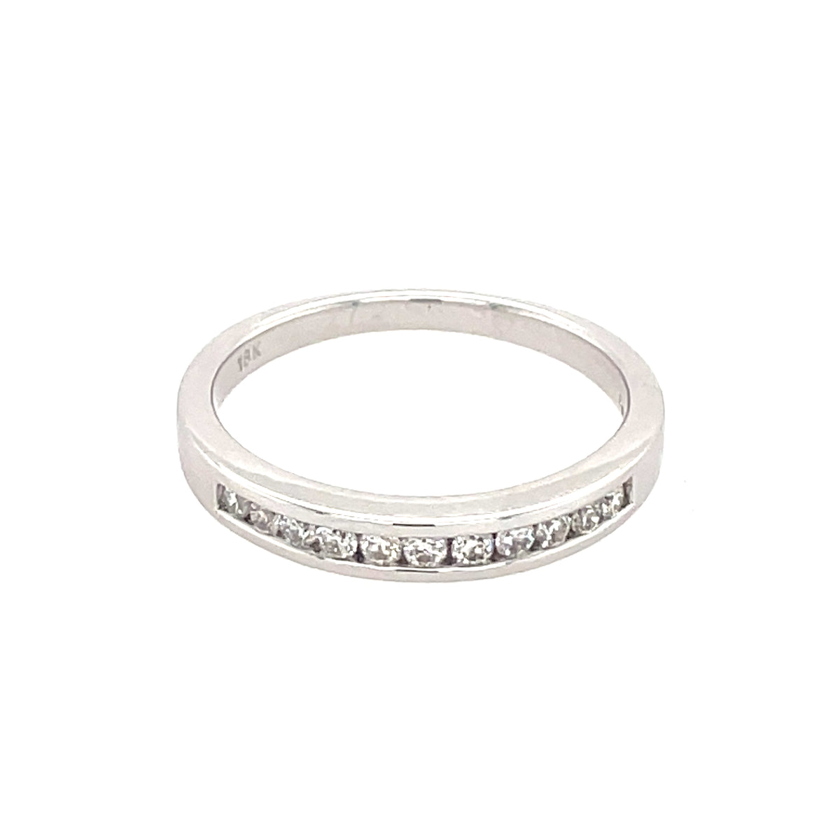Diamond 18ct Channel Set Band