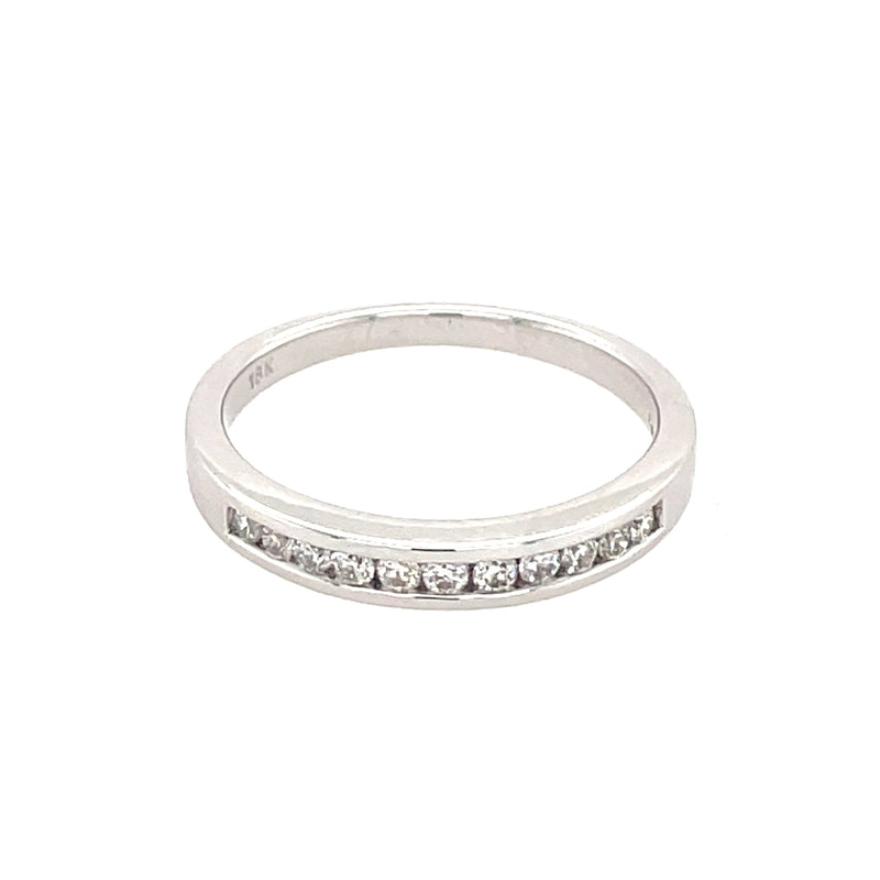 Diamond 18ct Channel Set Band