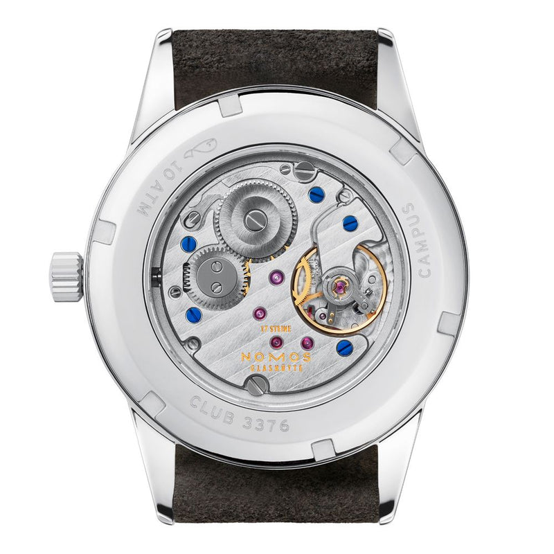 Nomos Club 38 Campus Sapphire Back