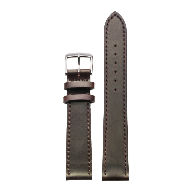 18mm Medium Horween Genuine Shell Cordovan, Brown