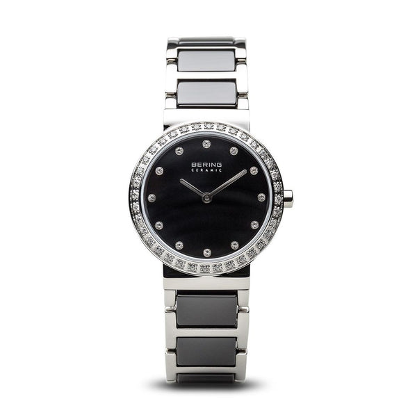 Bering Ceramic Polished Silver 29mm
