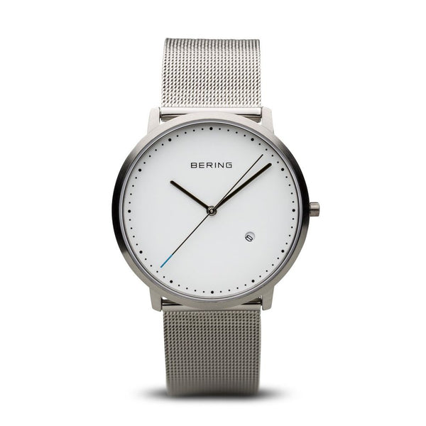 Bering Classic Brushed Silver 39mm