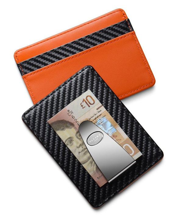 Dalvey Credit Card & Money Clip Orange