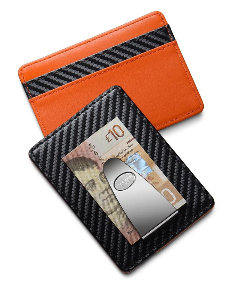 Dalvey Credit Card & Money Clip Orange