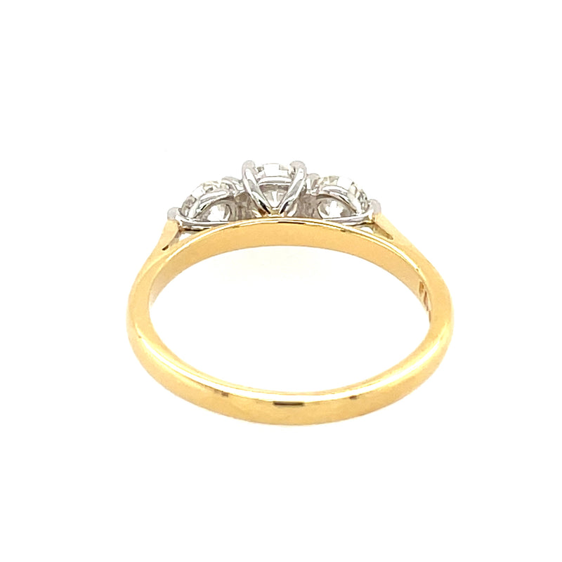 Diamond 3 Stone 18ct Ring