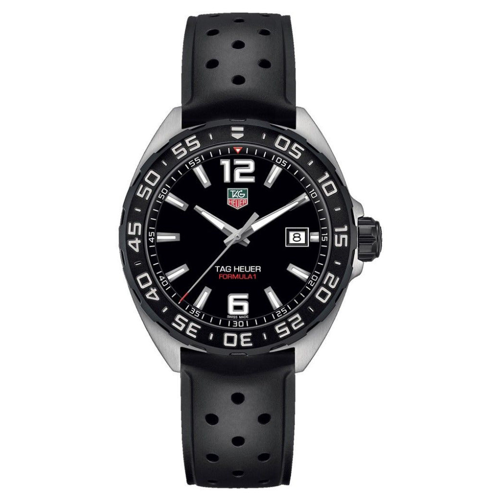Tag Heuer Formula 1 Black Rubber Strap 41mm