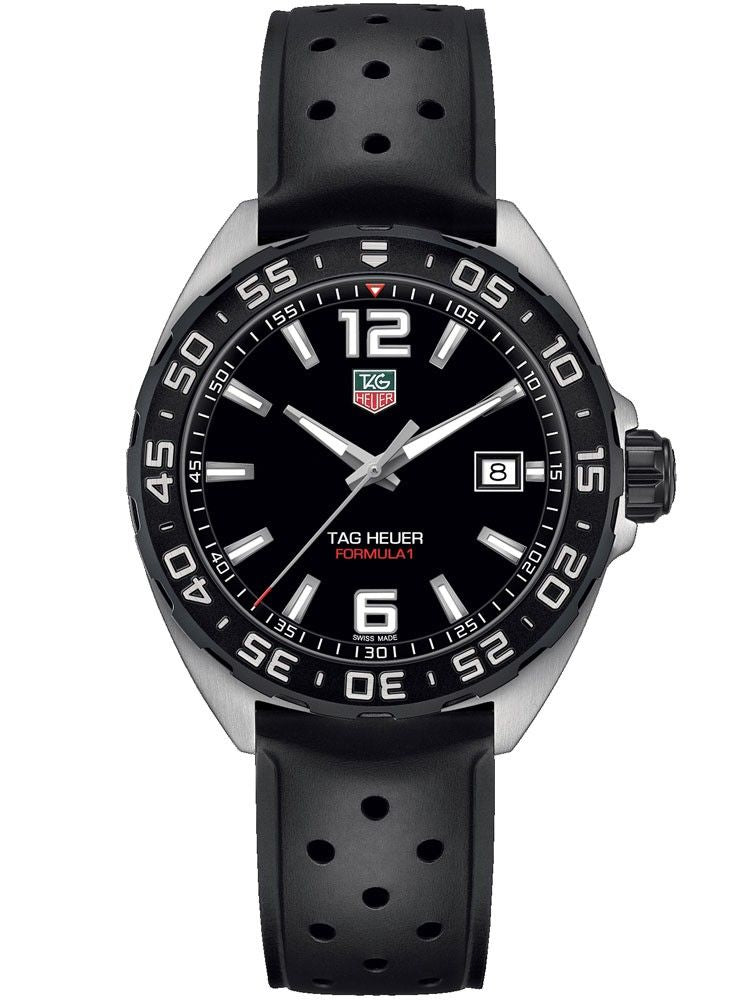Tag Heuer Formula 1 Black Rubber Strap 41mm