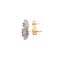 Ruby & Diamond 18ct Earrings