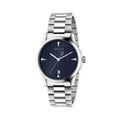 GUCCI G-Timeless 38mm Blue Diamante Dial Bracelet Watch
