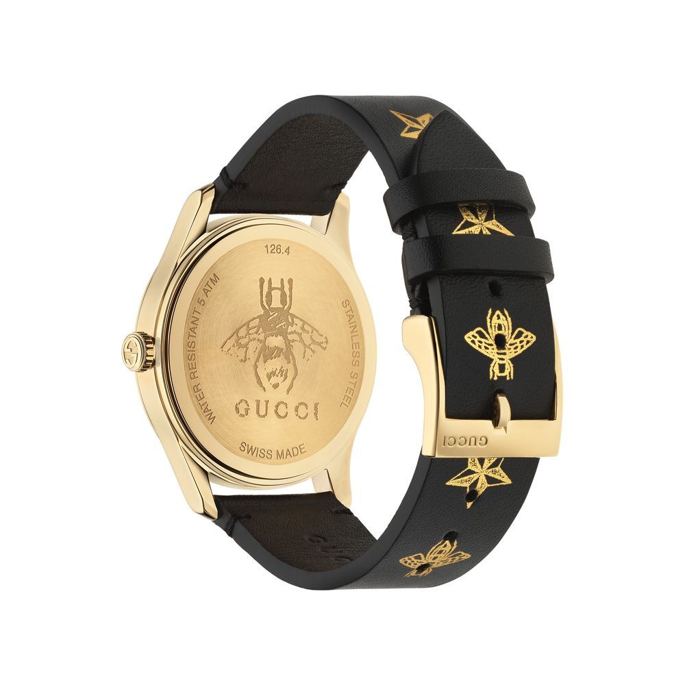 GUCCI G-Timeless Star & Bee Decor Watch 38mm