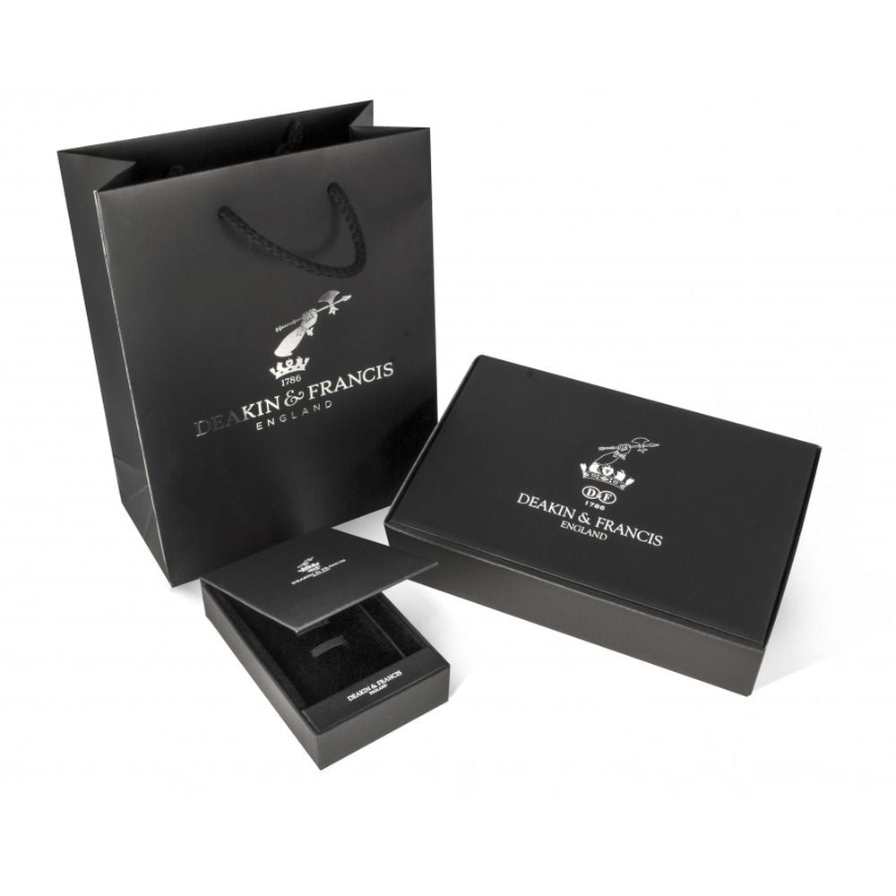 Deakin & Francis Sterling Silver Bull Dog Key Ring