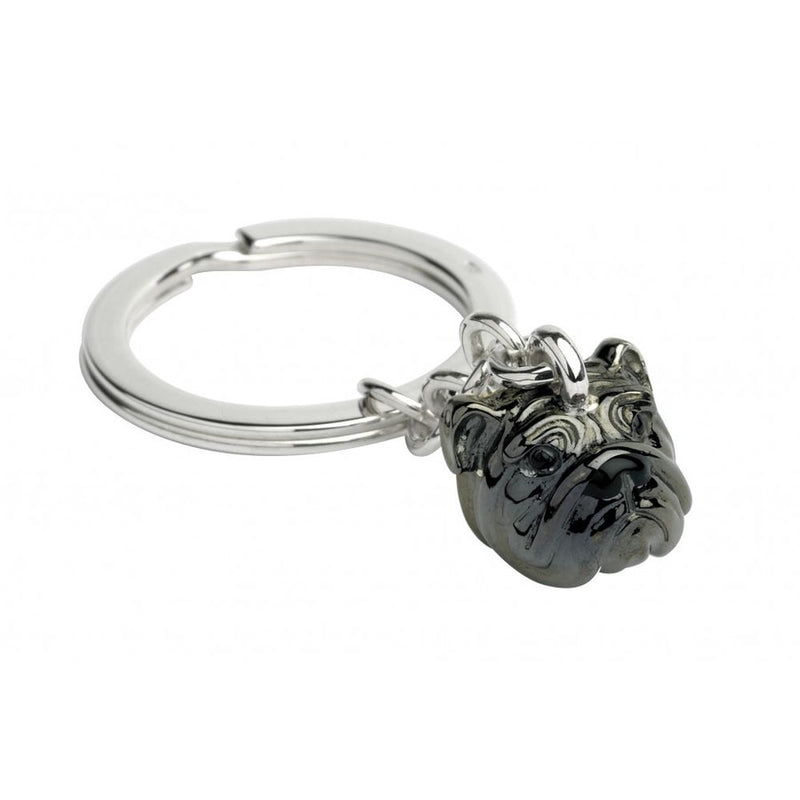 Deakin & Francis Sterling Silver Bull Dog Key Ring