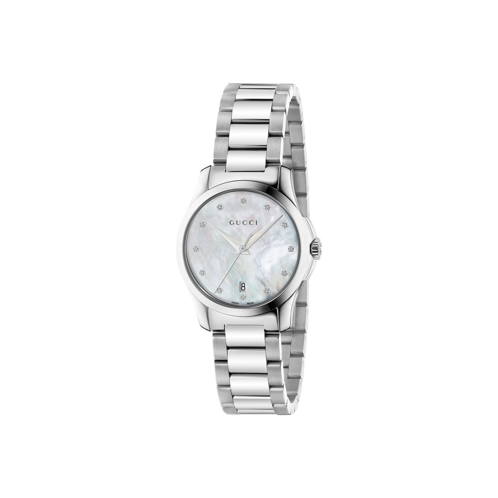GUCCI G-Timeless Diamond Ladies Watch 27mm