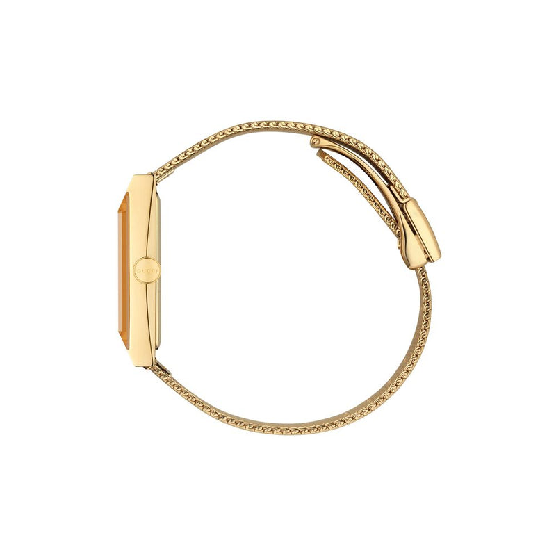 GUCCI G Frame White, Red & Blue MOP Watch