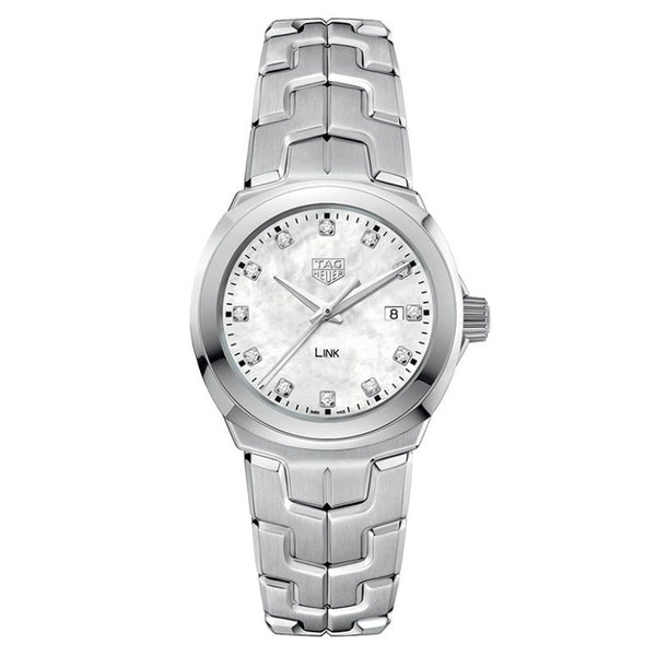 Tag Heuer Link Ladies MOP Diamond Dial 32mm