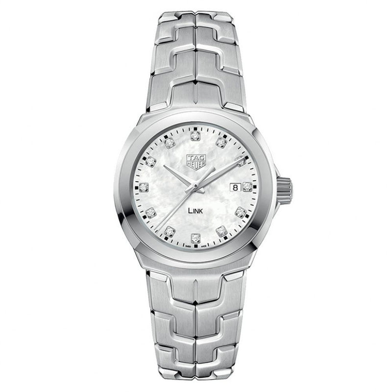 Tag Heuer Link Ladies MOP Diamond Dial 32mm