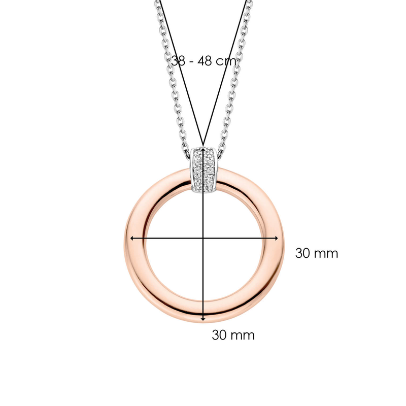TI SENTO - Milano Necklace 3924ZR