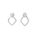 Diamond Shaped 18ct Earrings