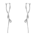 Georg Jensen Mercy Long Earrings, Sterling Silver