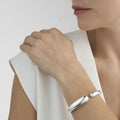 Georg Jensen Mercy Hinged Bangle, Sterling Silver