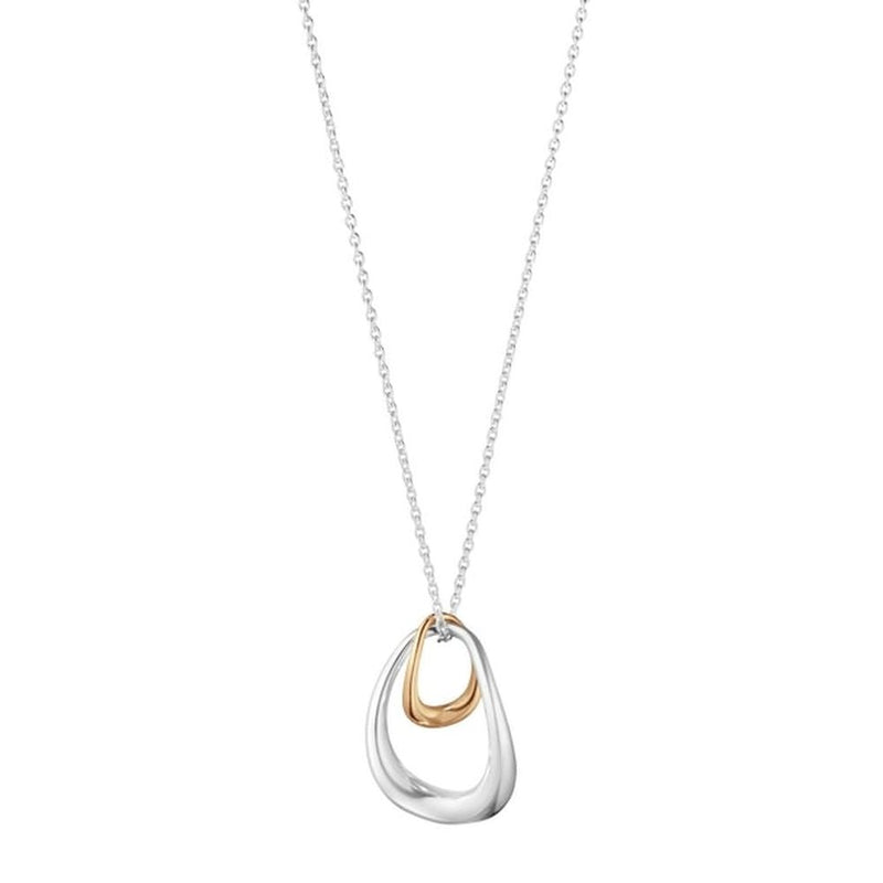 Georg Jensen Offspring Pendant, Sterling Silver & 18ct Rose Gold